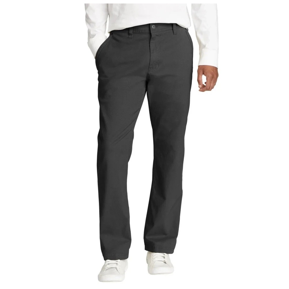 Eddie Bauer Mens Canvas Utility Pants Classic Fit Gray 36x32 Gorpcore Hiking
